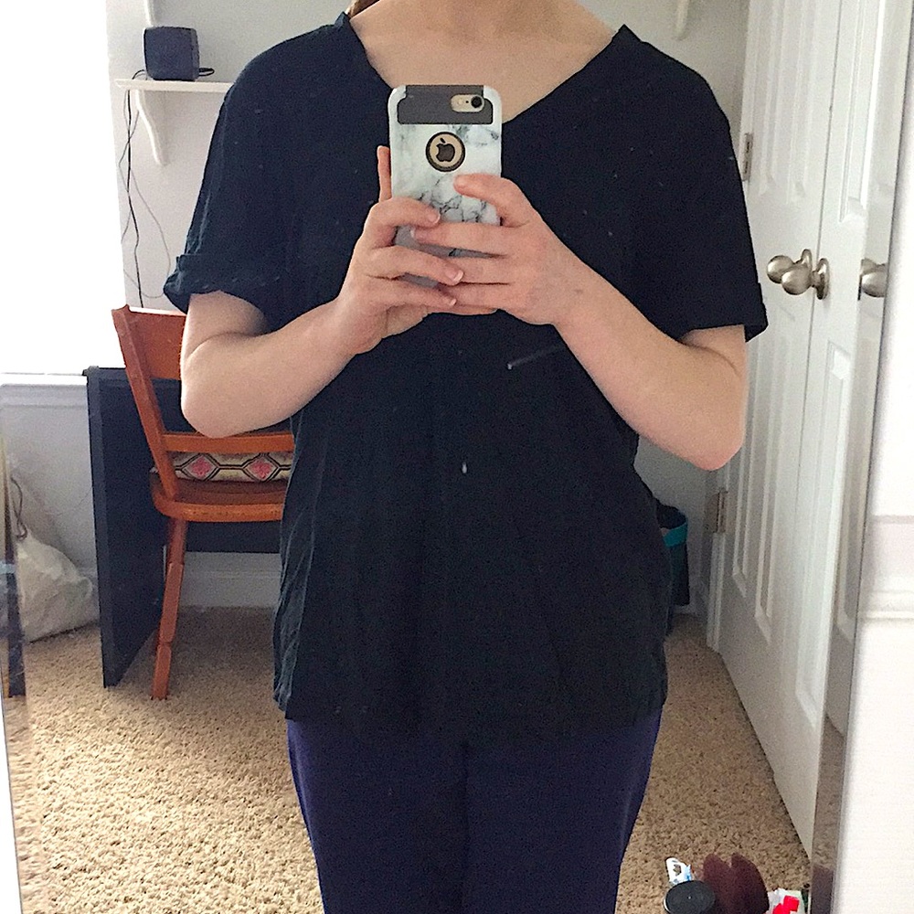 a new day Black Tee